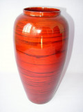 Bambusová váza antik červená, 