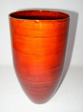 Bambusová váza optima červená, 